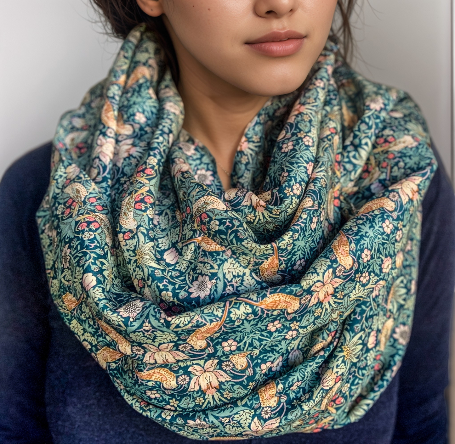 Liberty Print Infinity Scarf