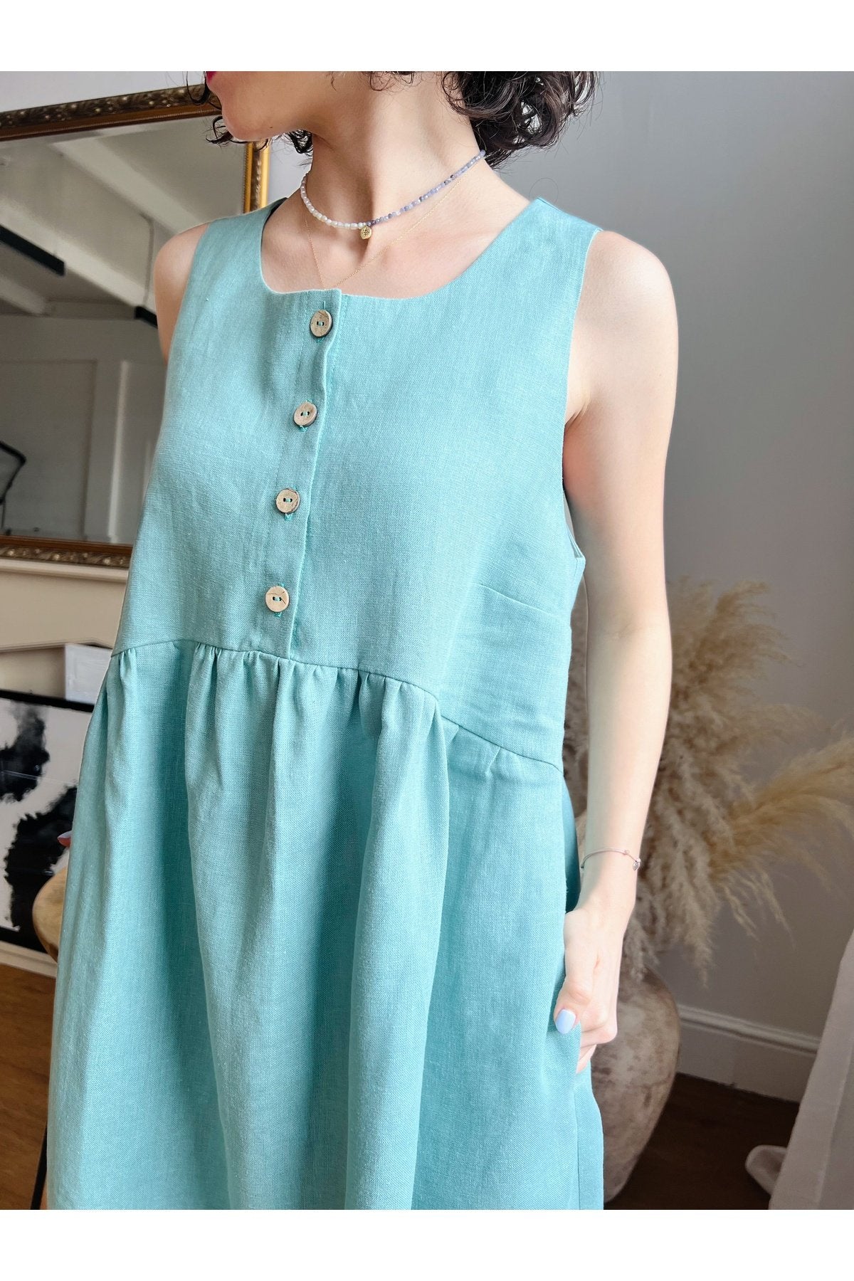 LINEN DRESS